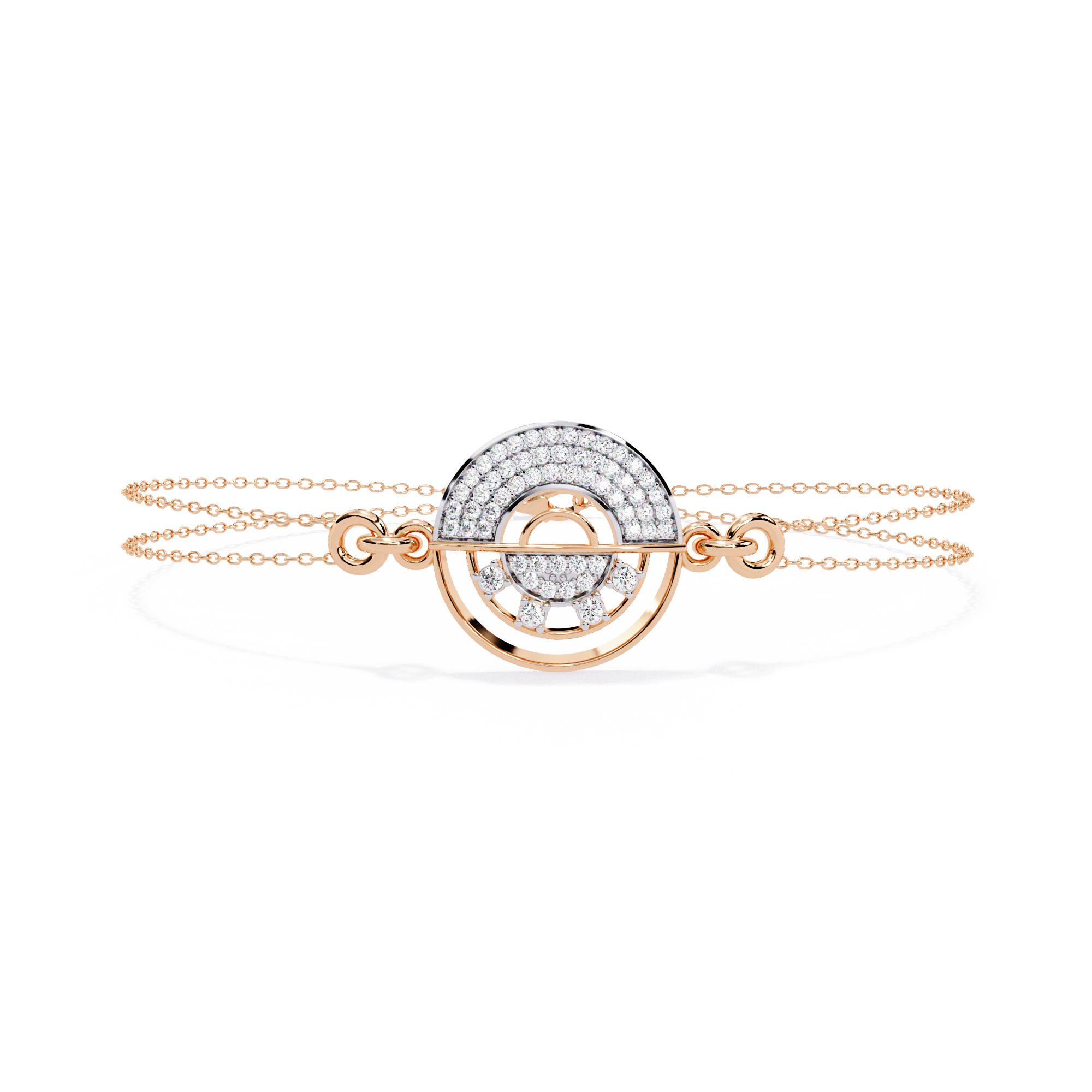 Solitairekart 0.42ct Daily Wear Round Diamond Bracelet-HI Color, VS-SI Clarity